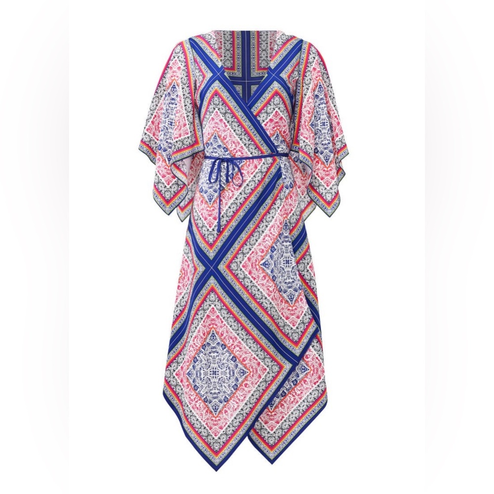 Trina Turk Alannah Wrap Dress in Meet Me in Malibu